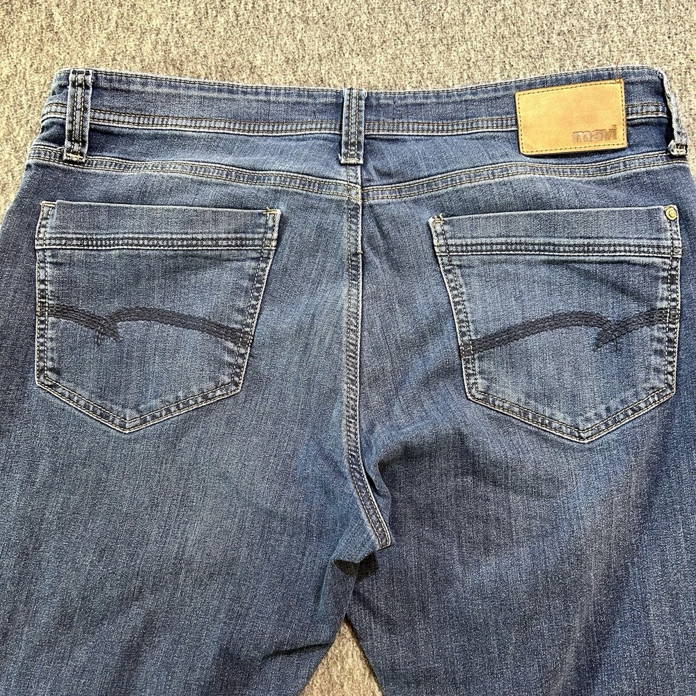 Mavi Jeans Men's 36x32 Relaxed Straight Leg Mid Wash Denim Faded Baggy Matt - Picture 8 of 13